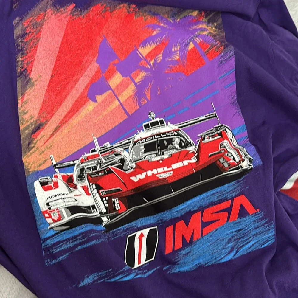 IMSA Ladies Sunset Tee - Purple size medium - Picture 4 of 5